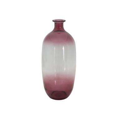 Vaso Botella Napoles Vetro Riciclato Red cm.Ø16x38 Made In Spain |Mauro Ferretti