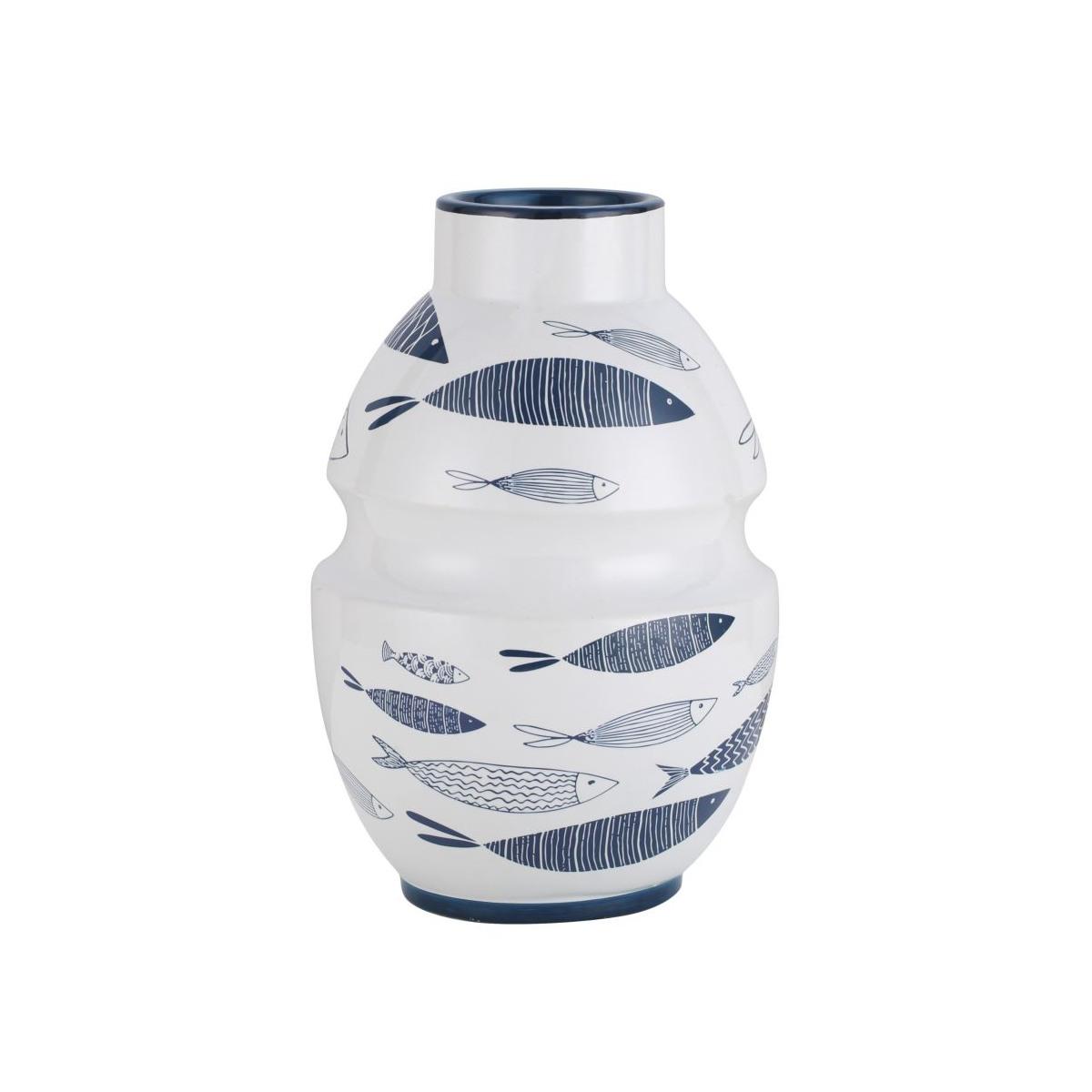 Vaso Ceramica Fish cm.Ø21x31 |Mauro Ferretti