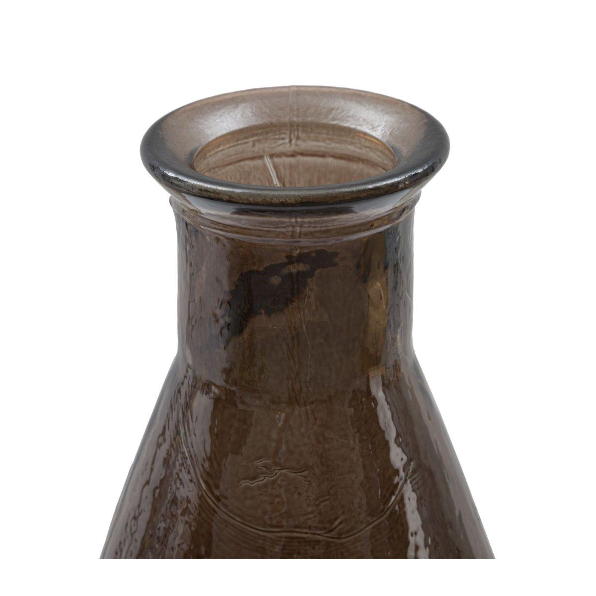 Vaso Jarron Adobe Vetro Riciclato cm.Ø26x80 Made In Spain |Mauro Ferretti