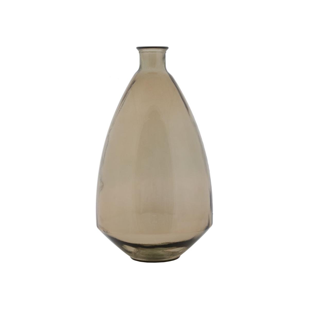 Vaso Jarron Adobe Vetro Riciclato cm.Ø33x60 Made In Spain |Mauro Ferretti