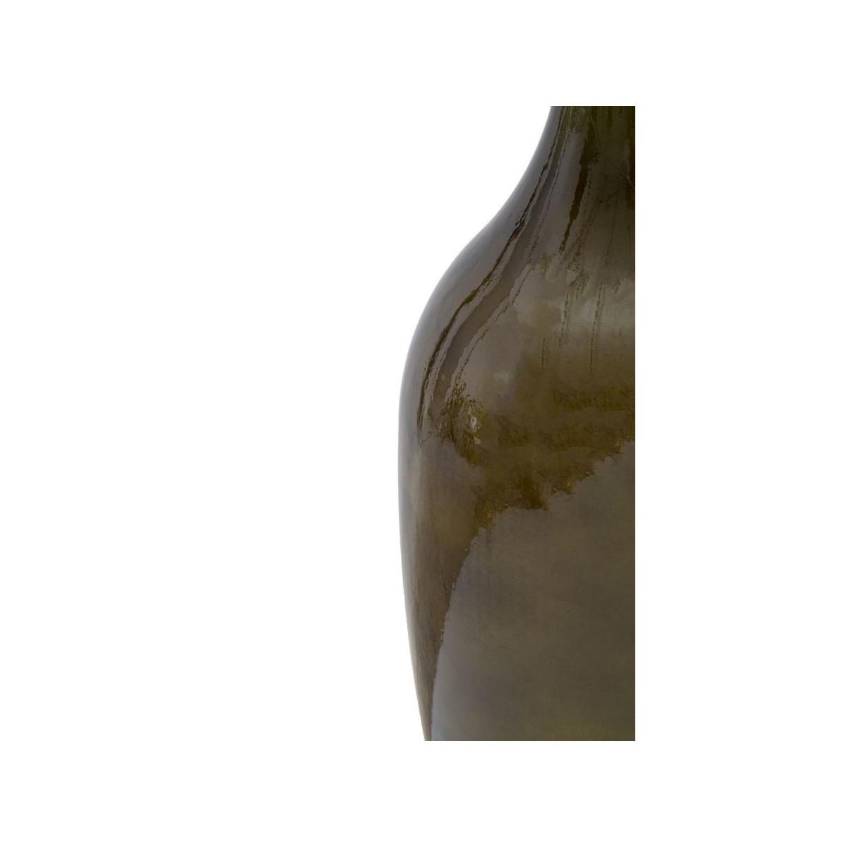 Vaso Jarron Vetro Riciclato Green cm.Ø30x100 Made In Spain |Mauro Ferretti