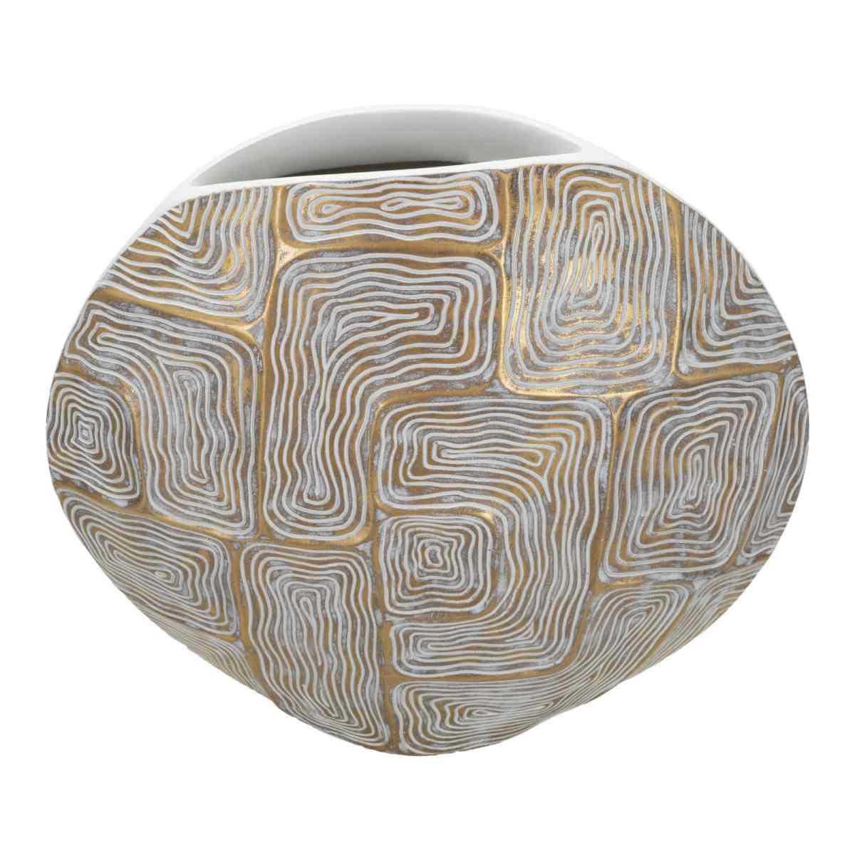 Vaso Resina Eclips cm.36x11x34,5 |Mauro Ferretti