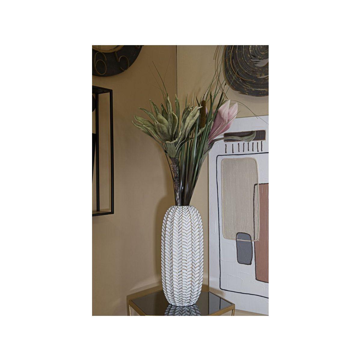 Vaso Resina Leaf cm.Ø18,5x46 |Mauro Ferretti