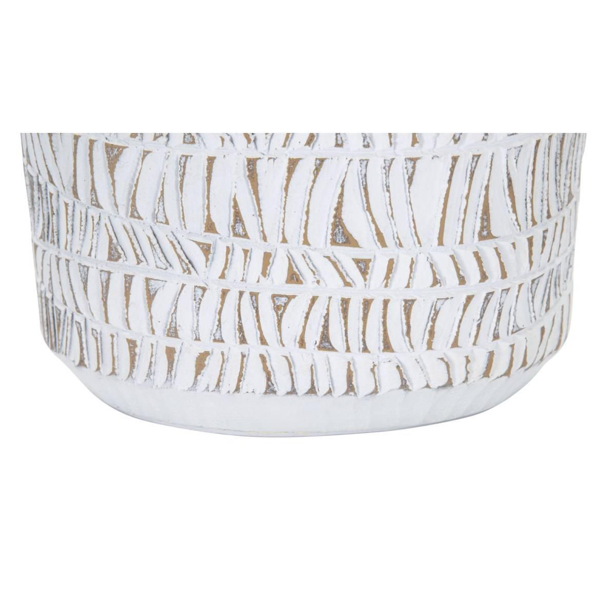 Vaso Resina Nairobi Oval cm.19x12x50 |Mauro Ferretti