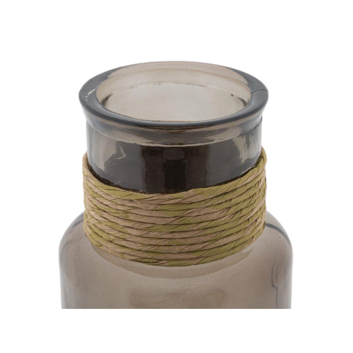 Vaso Rope Noa Vetro Riciclato cm.Ø15x45 Made In Spain |Mauro Ferretti