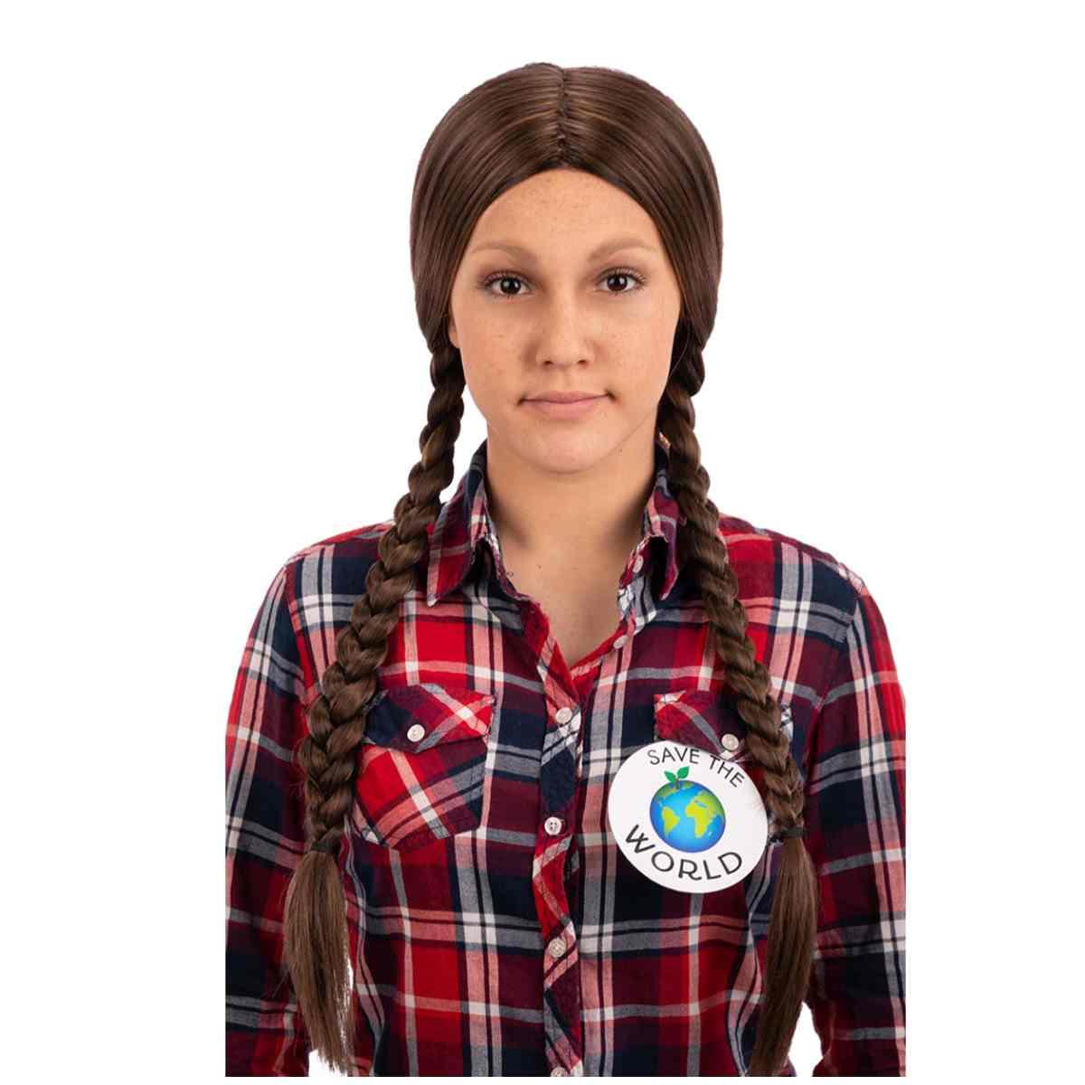 Parrucca Greta Thunberg |Carnival Toys