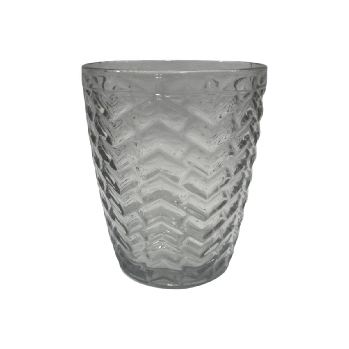 Bicchiere Vetro Singolo Acqua Bali Grigio ml.270