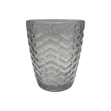 Bicchiere Vetro Singolo Acqua Bali Grigio ml.270