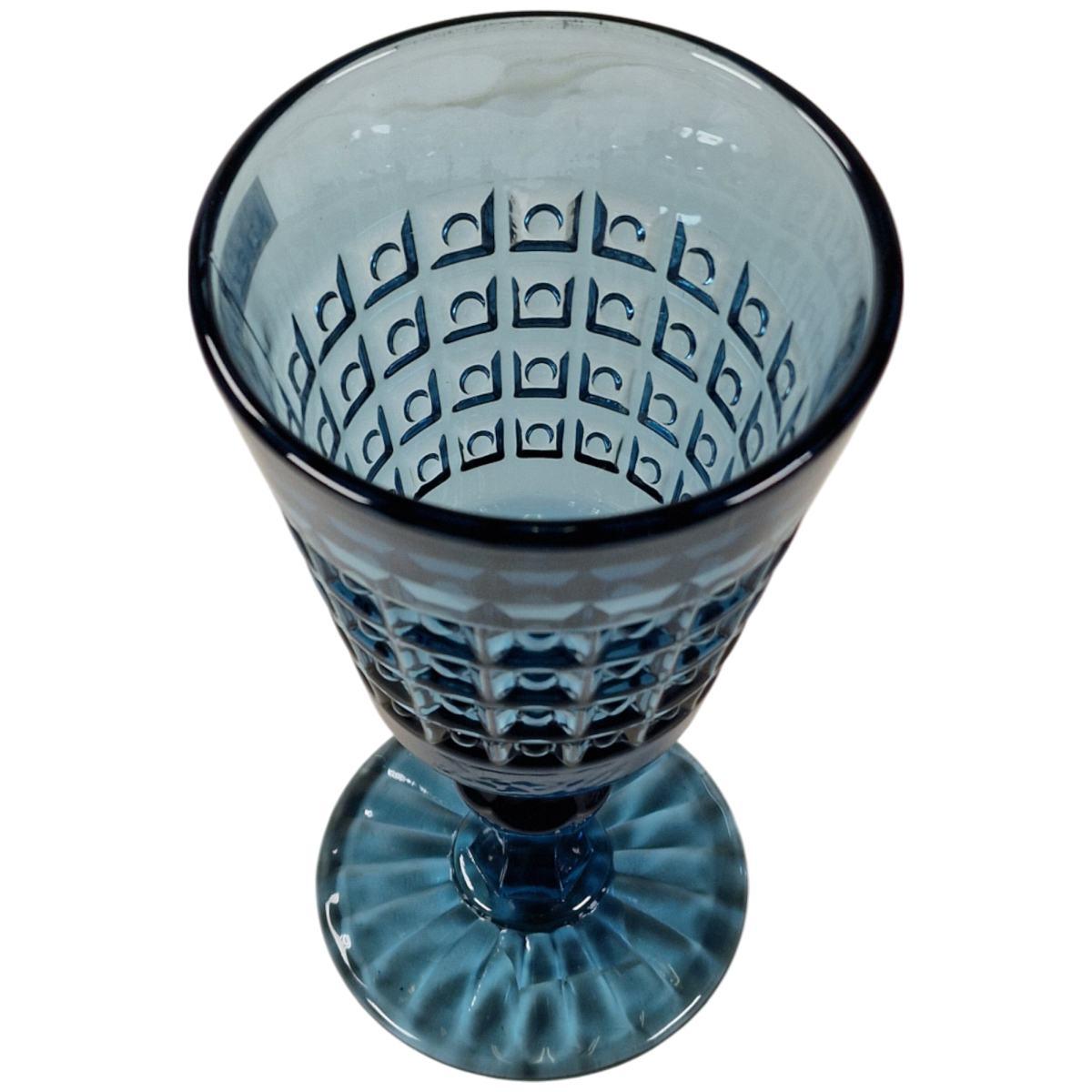 Bicchiere Vetro Singolo Calice Windsor Blu ml.240 | Allreds