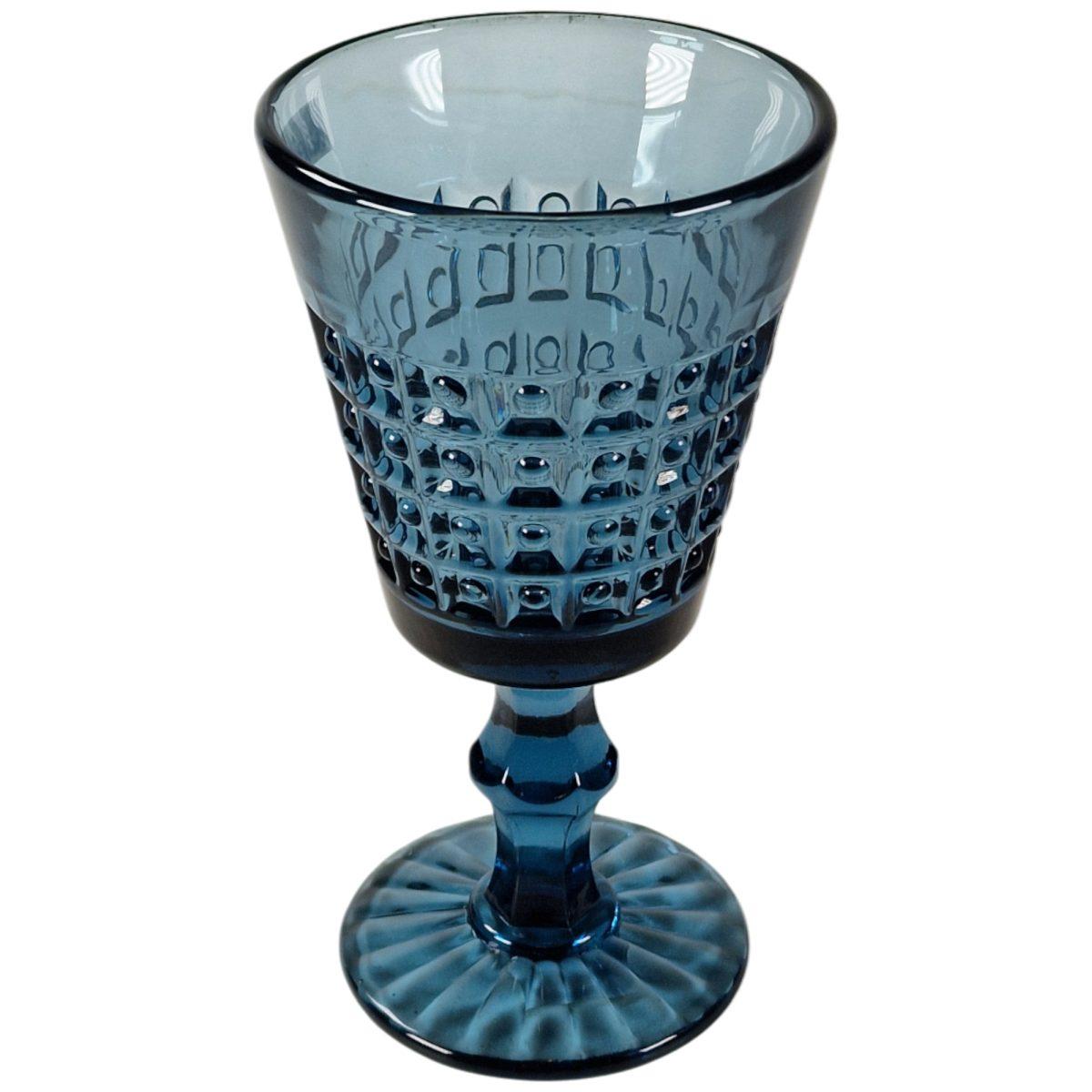 Bicchiere Vetro Singolo Calice Windsor Blu ml.240 | Allreds