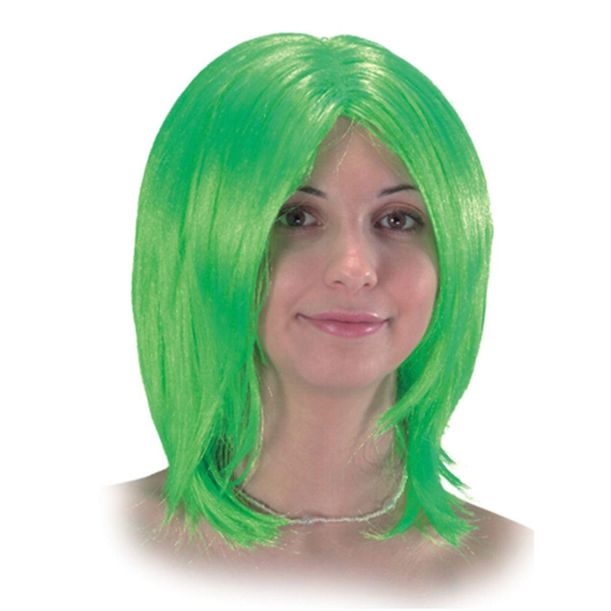 Parrucca Monella Fluo Liscia 4 Colori |Carnival Toys