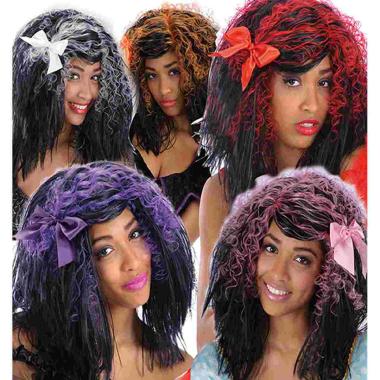 Parrucca Chichi Mossa 5 Colori |Carnival Toys