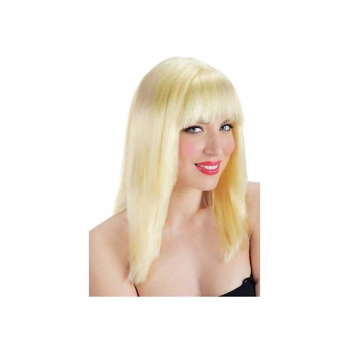 Parrucca Bionda Liscia con Frangia |Carnival Toys