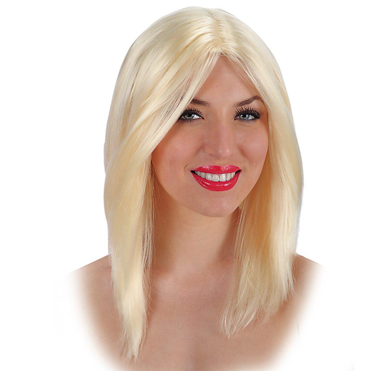 Parrucca Bionda Liscia |Carnival Toys