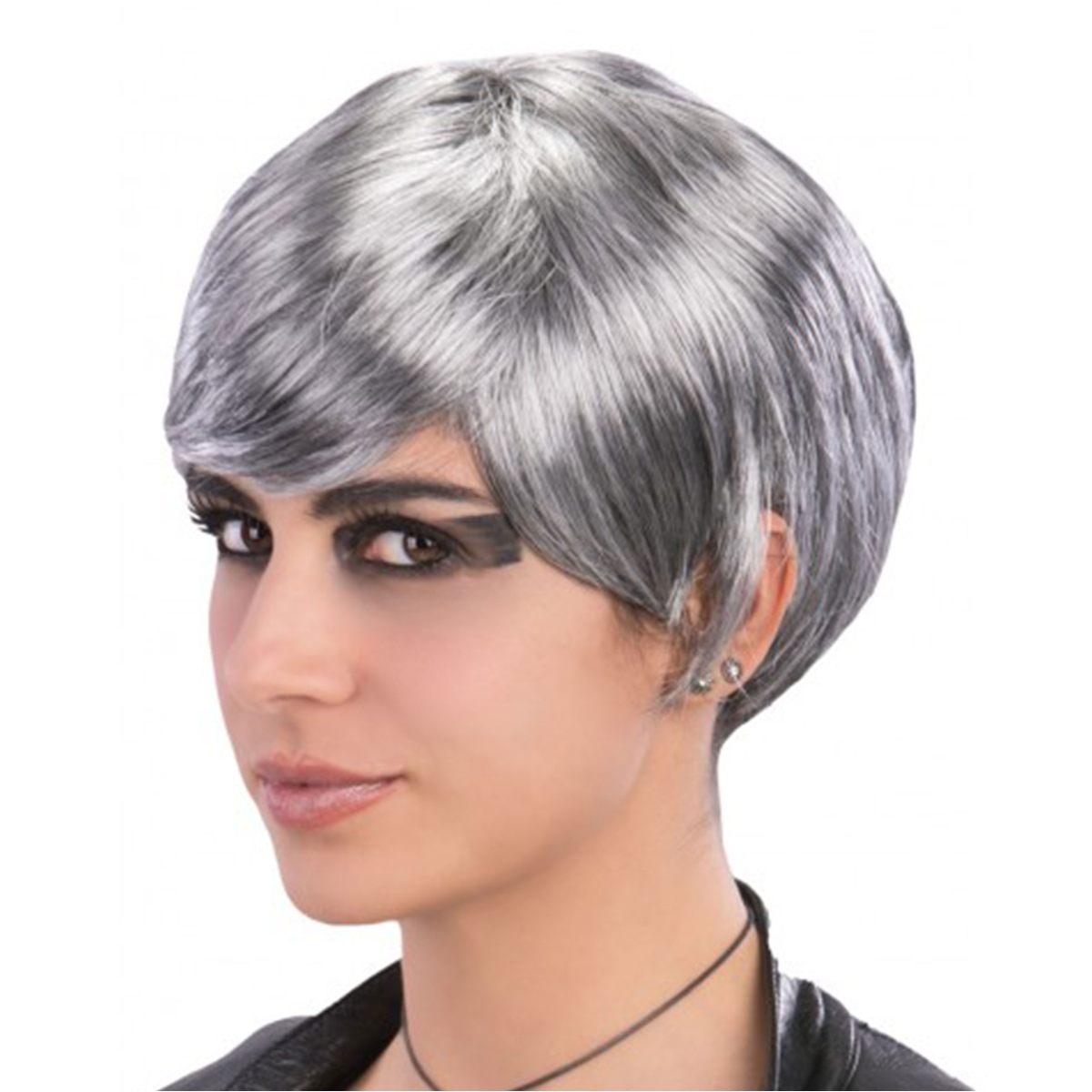 Parrucca Grigia Liscia |Carnival Toys