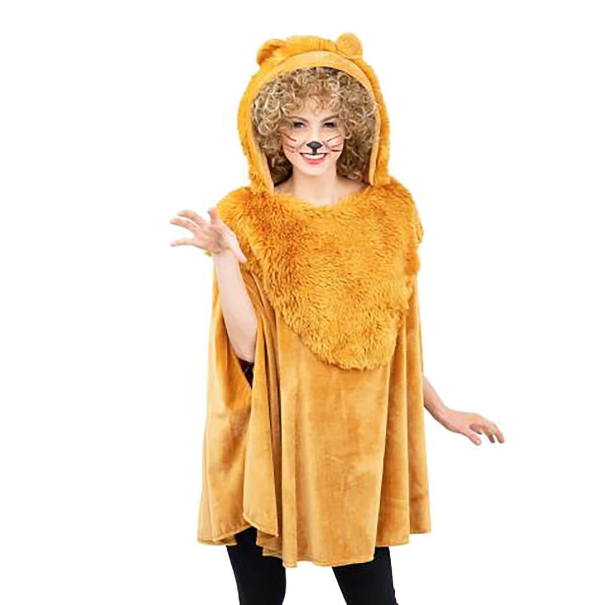 Costume Leone Mantella con Cappuccio |Orlob