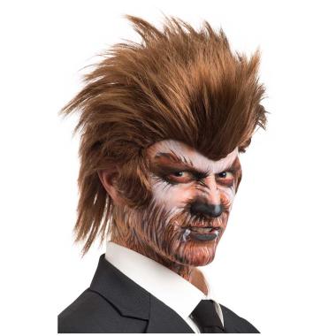 Parrucca Lupo Mannaro Castano Liscia |Carnival Toys