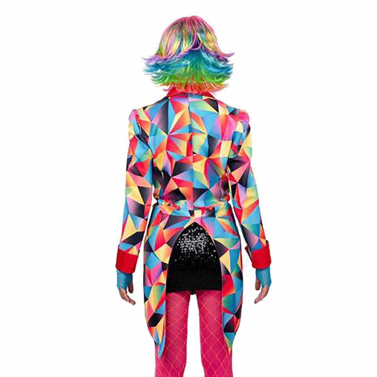 Giacca Frac Clown con Rombi Multicolor |Orlob