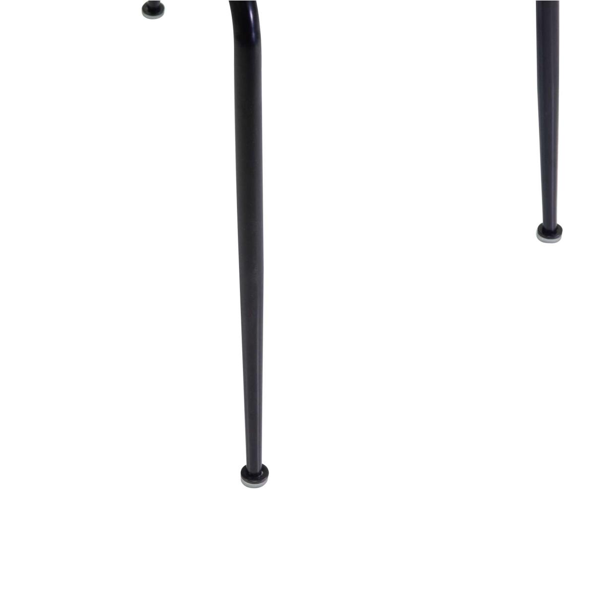 Sedia Velluto Sammi Verde Struttura Metallo Nero cm.50x77,5x57 | Vacchetti