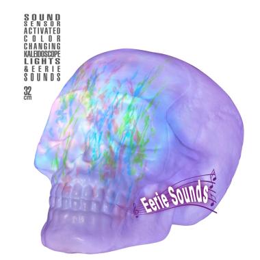 Teschio PVC con Luce cm.32 |Widmann