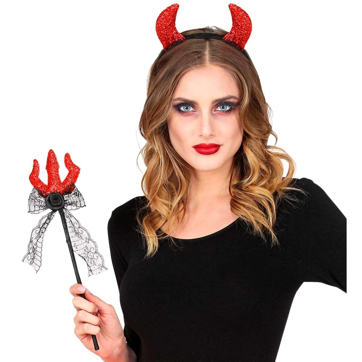 Cerchietto con Corna Diavolo e Tridente |Widmann