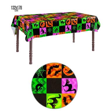 Tovaglia Halloween Decorata cm.132x178 |Widmann
