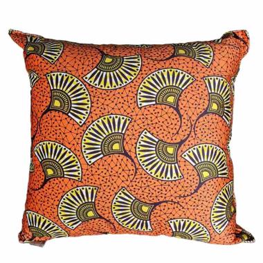 Cuscino Arredo Velour Arancio cm.55x55x23 | Alore Casa