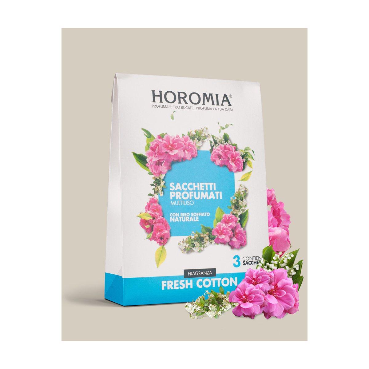 Sacchetti Profumati horomia Fresh Cotton Multiuso Set pz.3 | Horomia