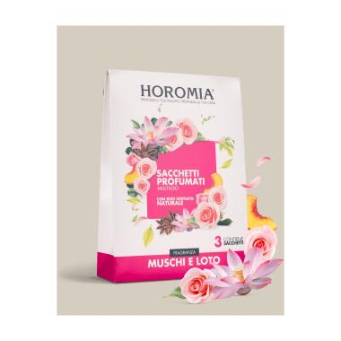 Sacchetti Profumati horomia Muschi e Loto Multiuso Set pz.3 | Horomia