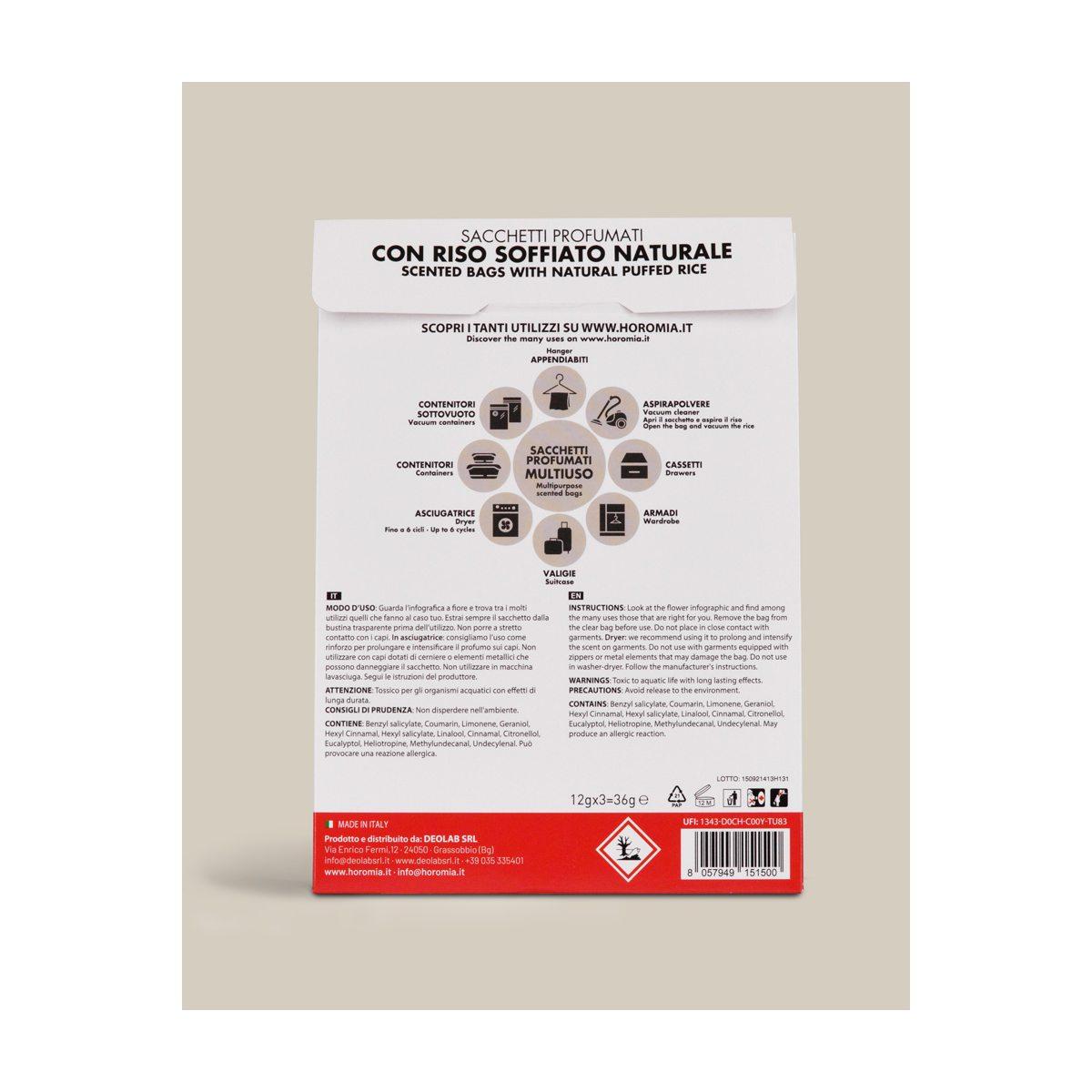 Sacchetti Profumati horomia Imperial Soap Multiuso Set pz.3 | Horomia