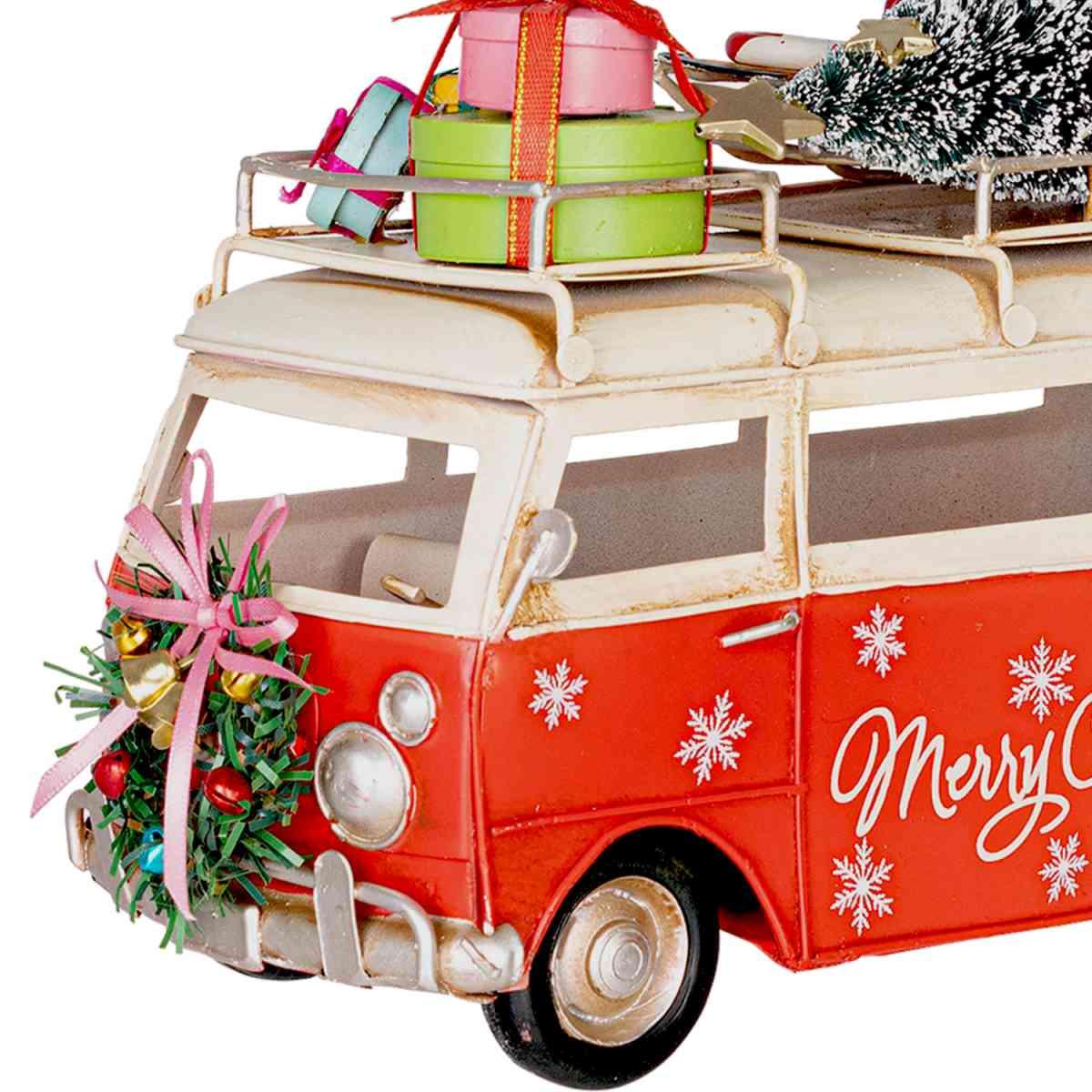 Decorazione Natalizia Furgoncino Metallo cm.26x18 |Bizzotto