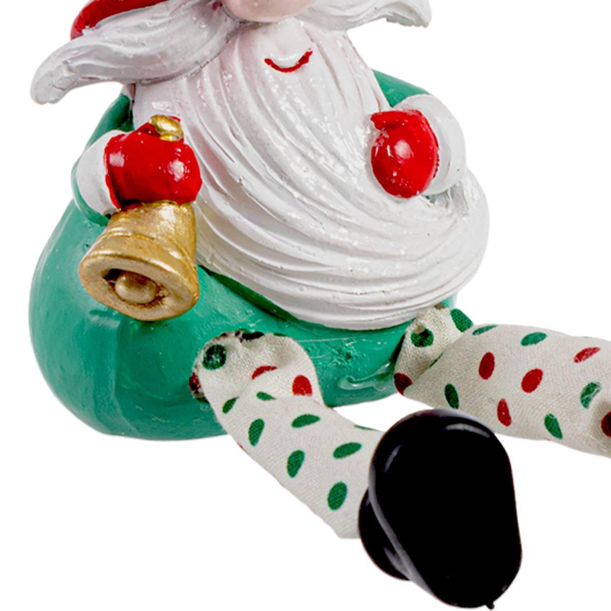 Babbo Natale Resina con Stella e Gambe cm.7x20 | Bizzotto