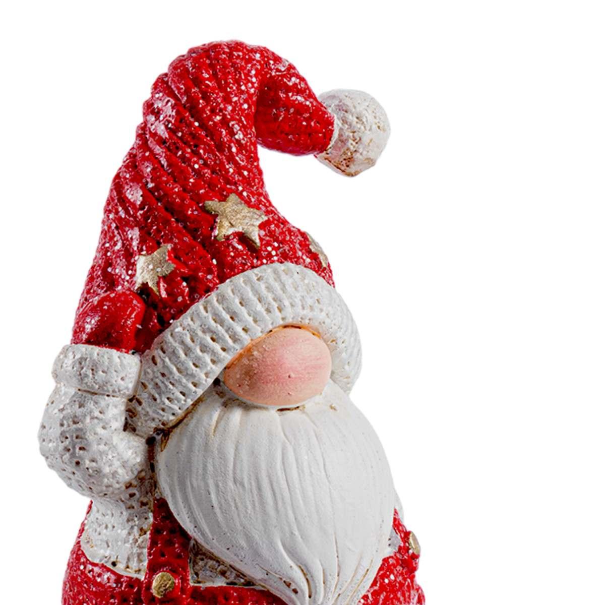 Babbo Natale Resina con Campanella e Gambe cm.8x12 | Bizzotto