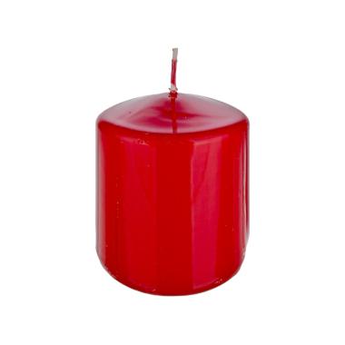 Candela cm.6x8 Cilindrica Rossa |Bizzotto