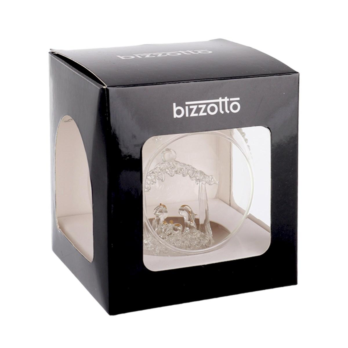 Pallina Natale Vetro cm.8 con Natività | Bizzotto