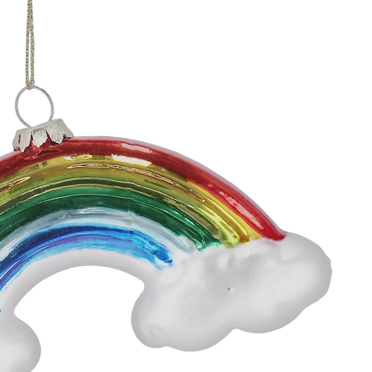 Pallina Natale Vetro cm.11 Arcobaleno |Bizzotto