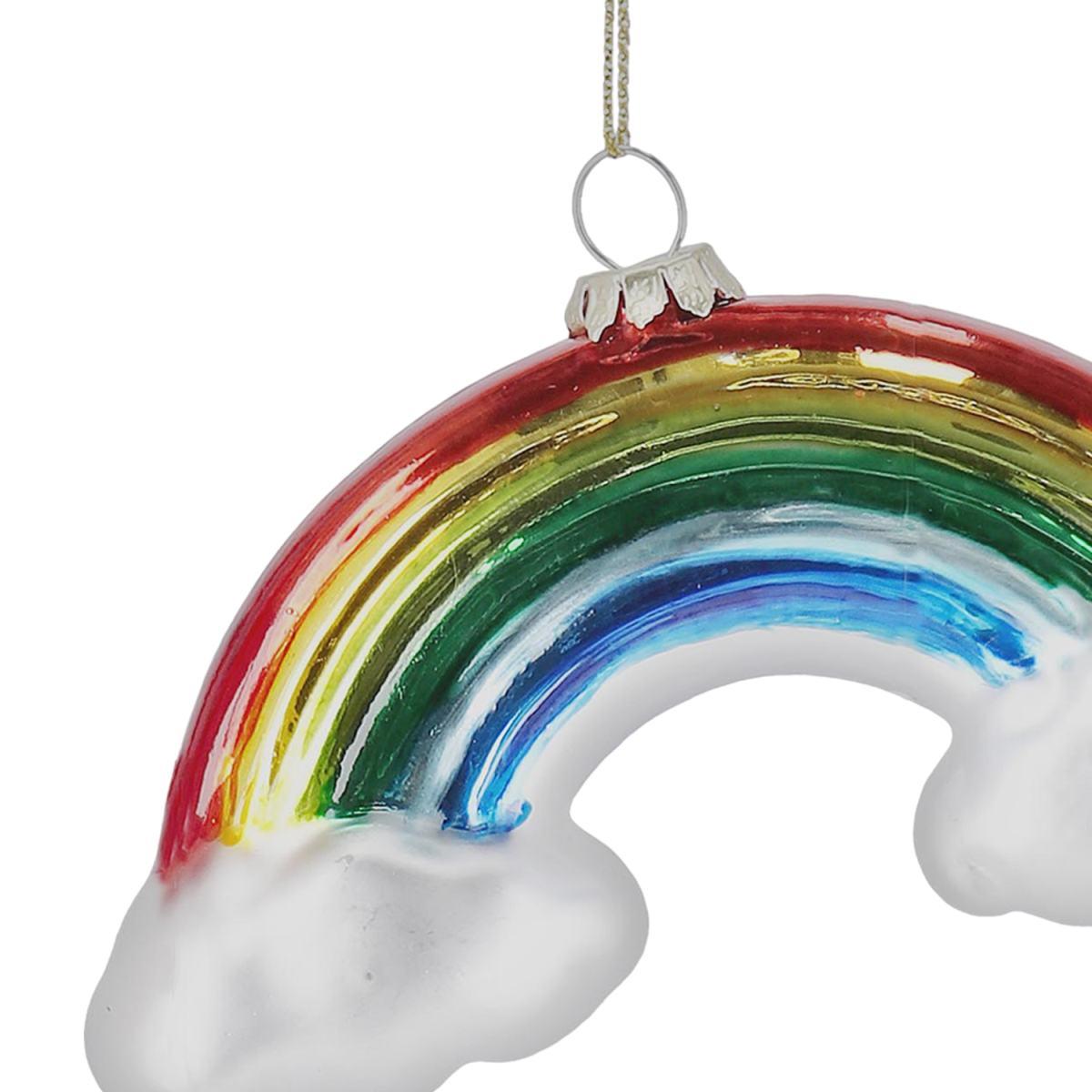 Pallina Natale Vetro cm.11 Arcobaleno |Bizzotto