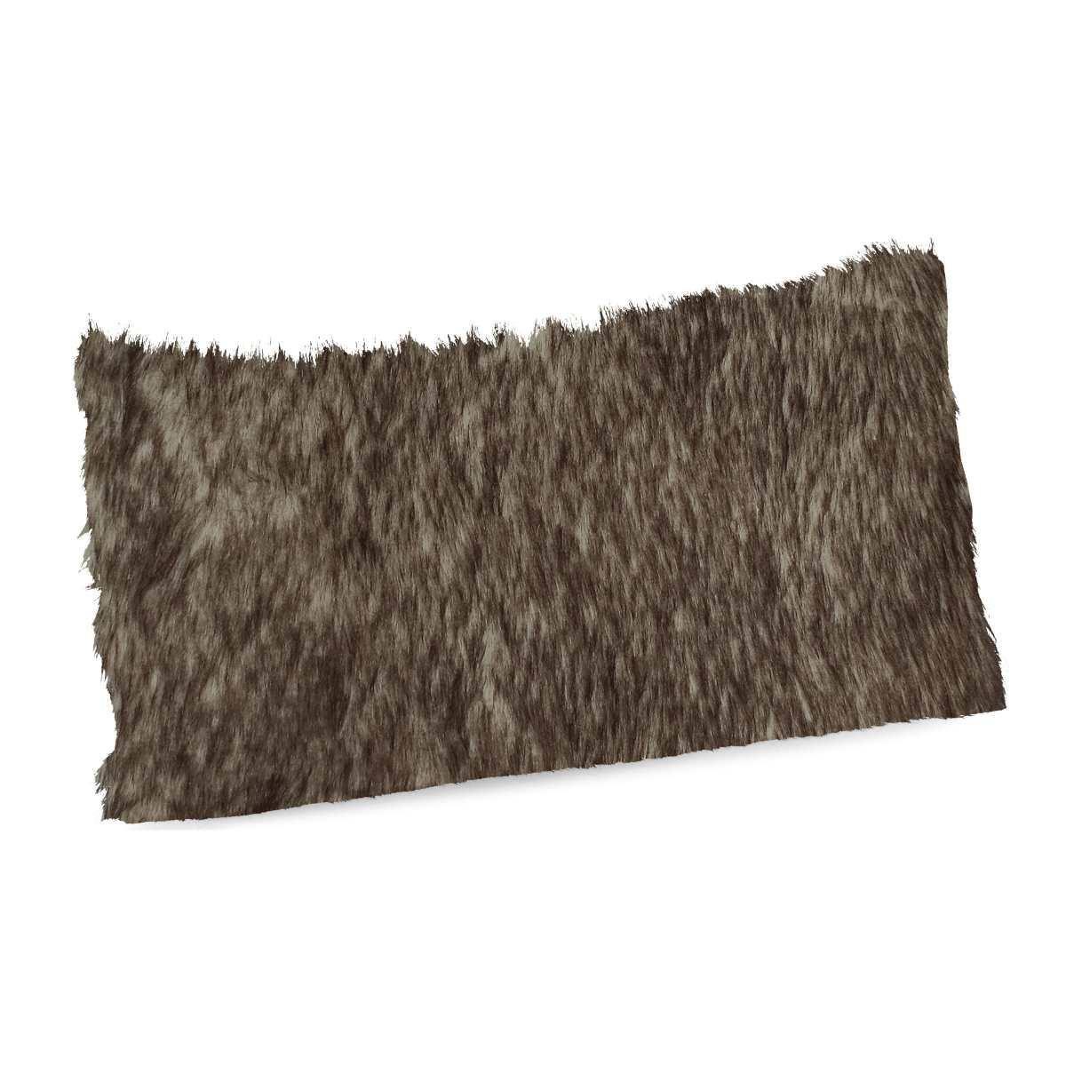 Cuscino Arredo in Tessuto Natale Tartan Rosso con Pelliccetta cm.40x60 |Bizzotto