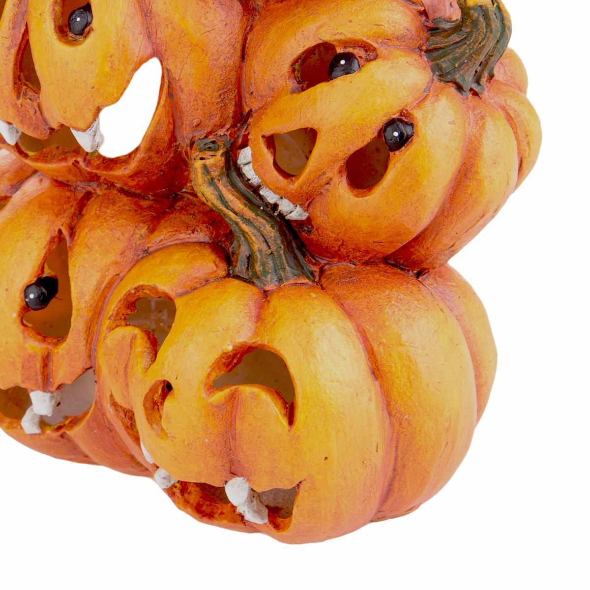 Zucca Resina con Luce Led cm.16x21 |Bianchi Dino