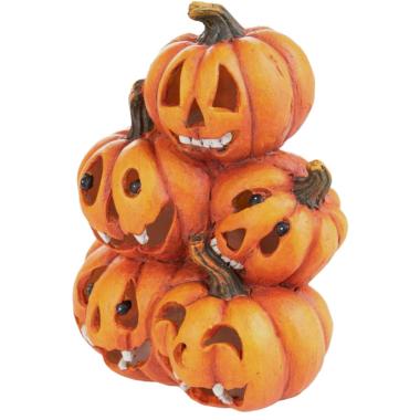 Zucca Resina con Luce Led cm.16x21 |Bianchi Dino