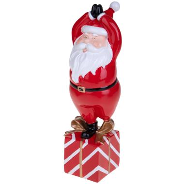 Babbo Natale Resina Yoga con Mani Giunte cm.33 |Bianchi Dino