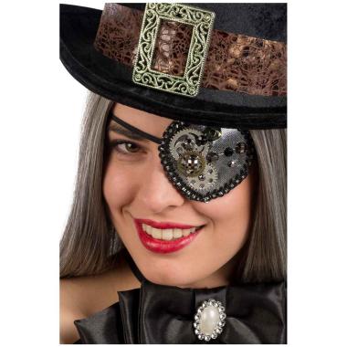 Benda Pirata Steampunk Argento con Ingranaggi |Carnival Toys