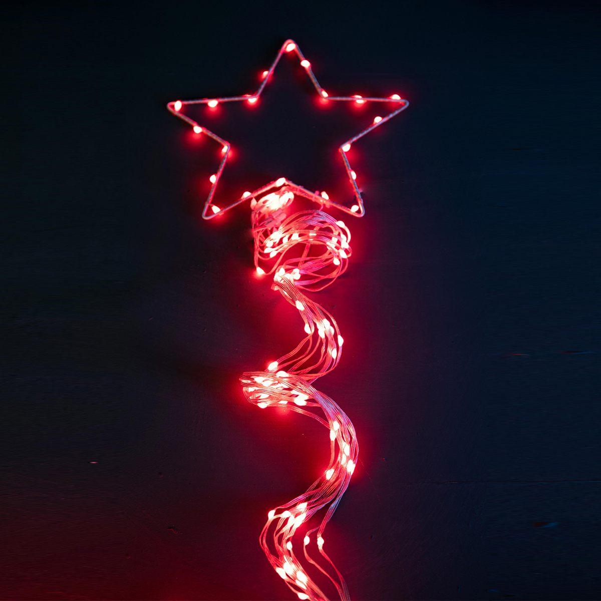 Luci Natale esterno LED Digital RGB con 32 Giochi con Stella cm.240 |Bianchi Dino