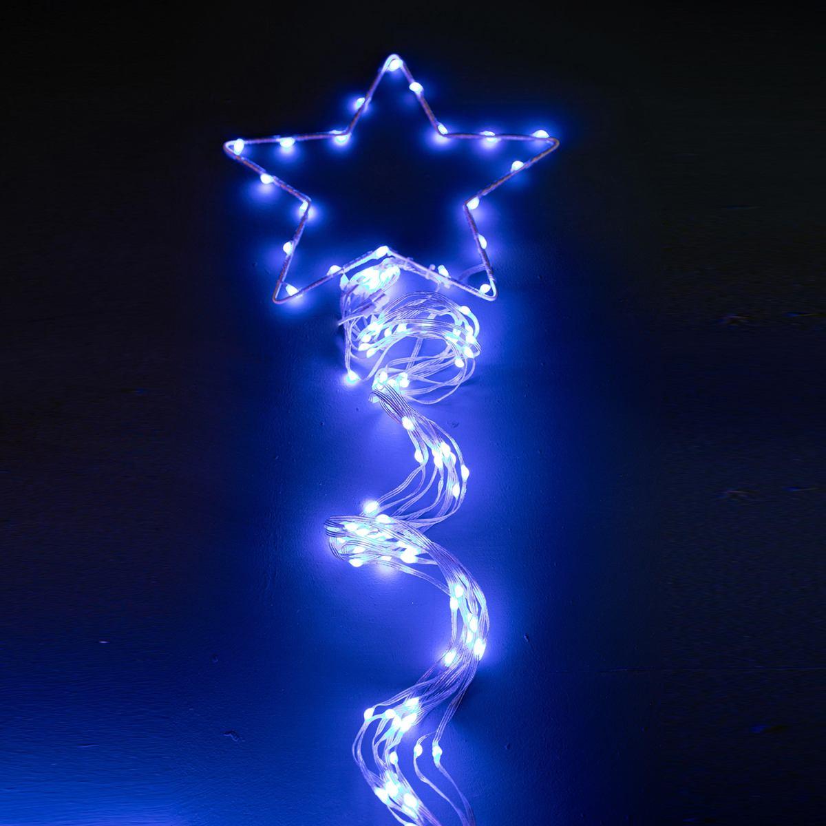 Luci Natale esterno LED Digital RGB con 32 Giochi con Stella cm.240 |Bianchi Dino