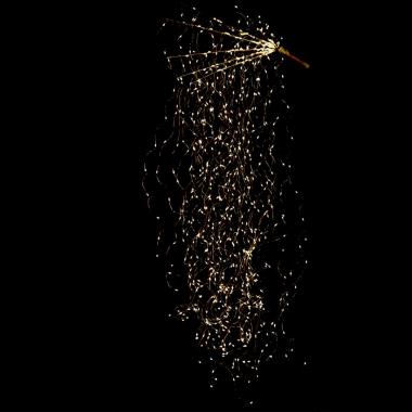 Luci Natale Esterno Cascata LED 720 Flash Bianco Caldo |Bianchi Dino