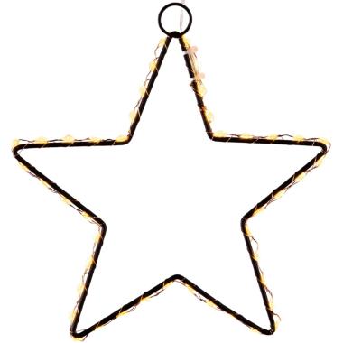 Luci Natale Esterno LED 46 Stella Bianco Caldo cm.ÃƒÂ˜20 |Bianchi Dino