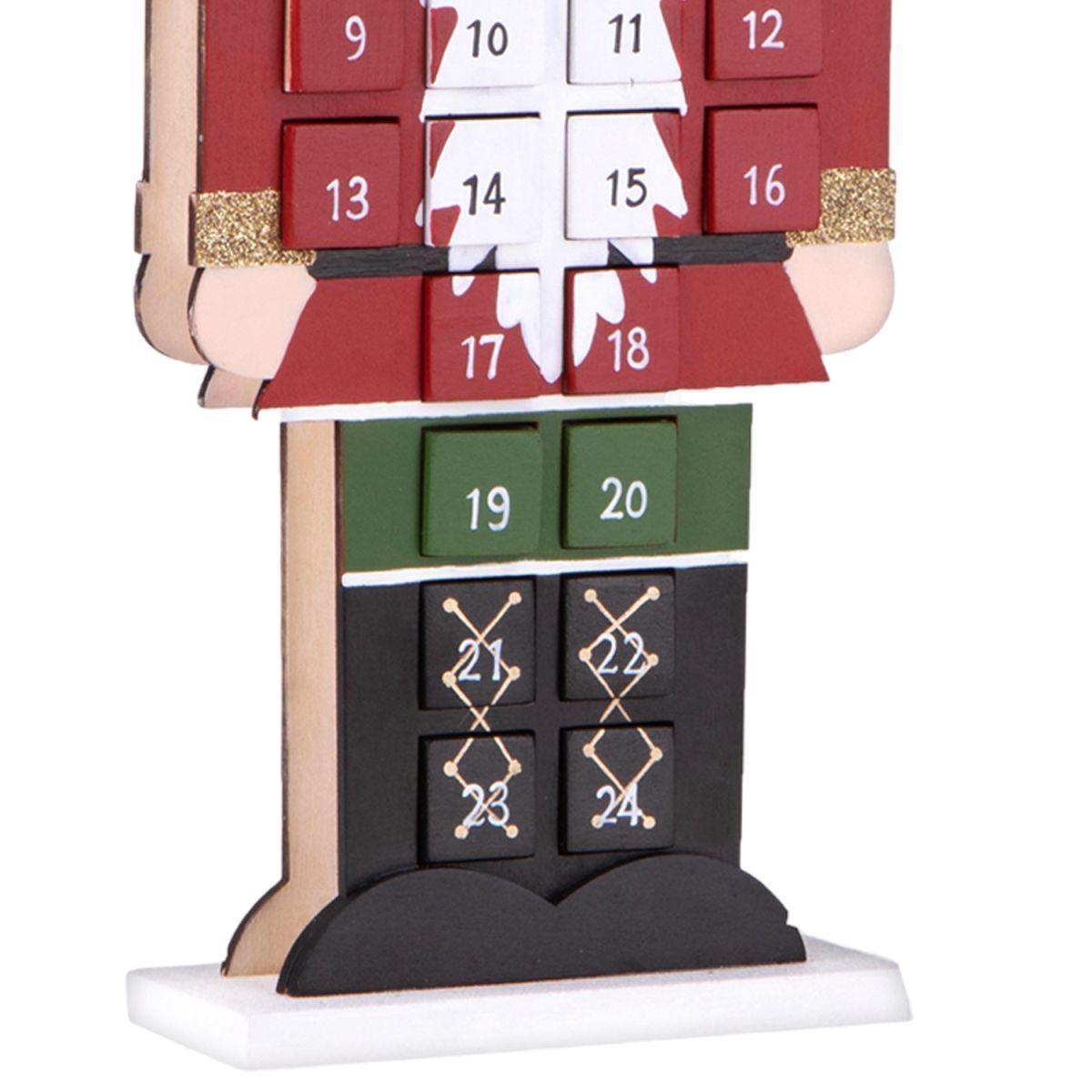 Calendario Avvento Soldatino Legno con Cassetti cm.46,5 |Bianchi Dino