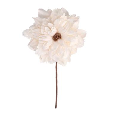 Fiore in Tessuto Crema cm.16x11 |Vacchetti