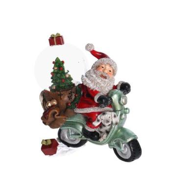 Babbo Natale in Scooter cm.11