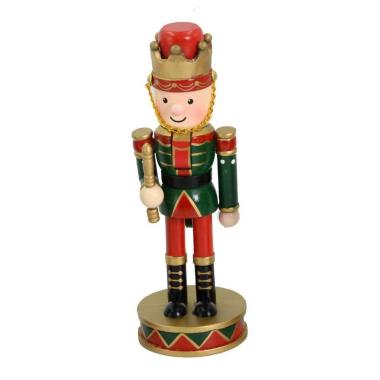 Soldatino Schiaccianoci cm.20 Legno con Asta